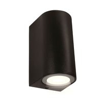 Brilliant Black Corbett 35W Modern Up/Down Wall Light