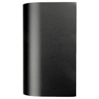 Brilliant Black Corbett 35W Modern Up/Down Wall Light