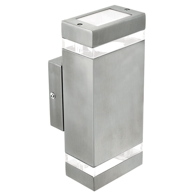 Brilliant Stainless-Steel Entasis Exterior Wall Light Exterior Wall Light