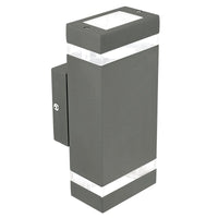 Brilliant Charcoal Entasis Exterior Wall Light Exterior Wall Light