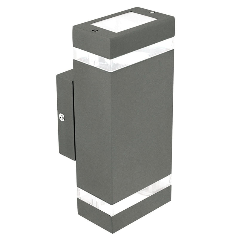 Brilliant Charcoal Entasis Exterior Wall Light Exterior Wall Light