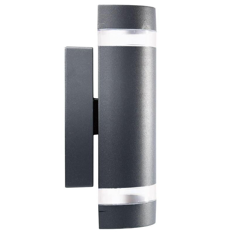 Brilliant Charcoal Dormon Entasis Exterior Wall Light