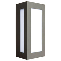Brilliant Charcoal Eave Lantern Exterior Wall Light