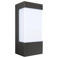 Brilliant Charcoal Eave Exterior Wall Light