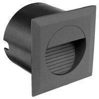 Brilliant Charcoal Lachlan LED Square Step Light