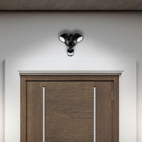 Brilliant Black Frontier Smart Wi-Fi Security Floodlight with Sensor