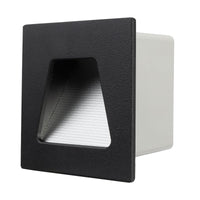 Brilliant Evelyn Black LED Indoor Step Light