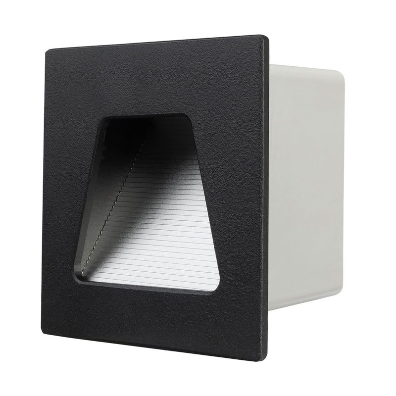 Brilliant Evelyn Black LED Indoor Step Light