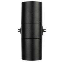 Brilliant Black Tate Up/Down DIY Wall Light with LED Globes