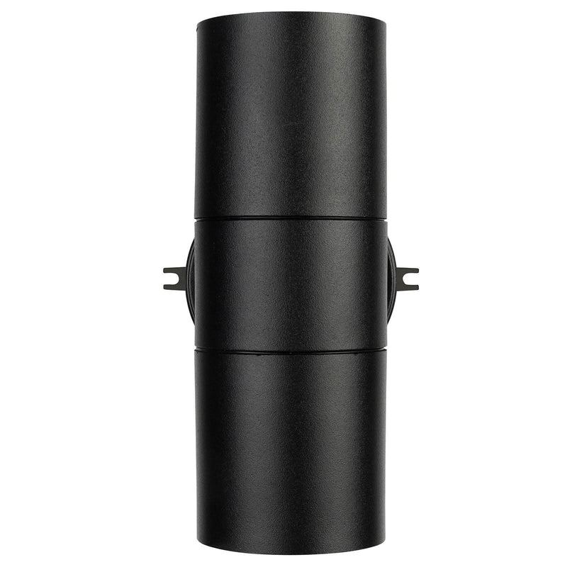 Brilliant Black Tate Up/Down DIY Wall Light with LED Globes