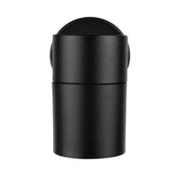 Brilliant Black Tate Fixed DIY Wall Light with LED Globe