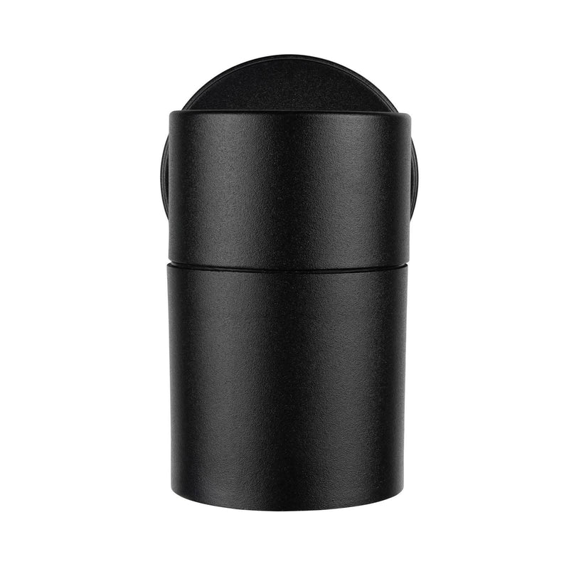 Brilliant Black Tate Fixed DIY Wall Light with LED Globe