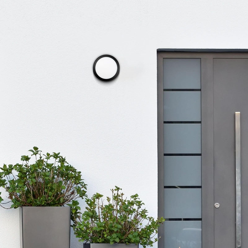 Brilliant Black Kensley 20W CCT LED Bunker Light