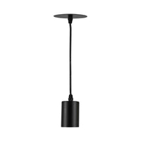 Brilliant Jez Matt Black DIY Convert Downlight To Pendant Shade Holder