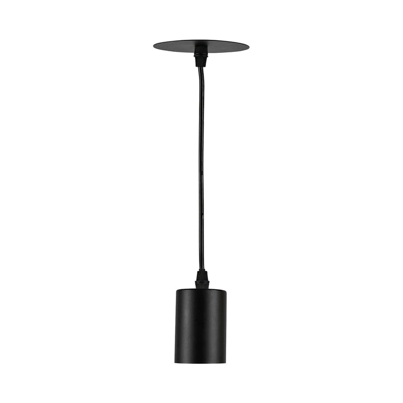 Brilliant Jez Matt Black DIY Convert Downlight To Pendant Shade Holder