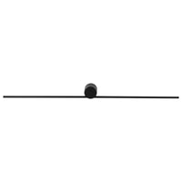 Brilliant Miro Matt Black Vanity Light