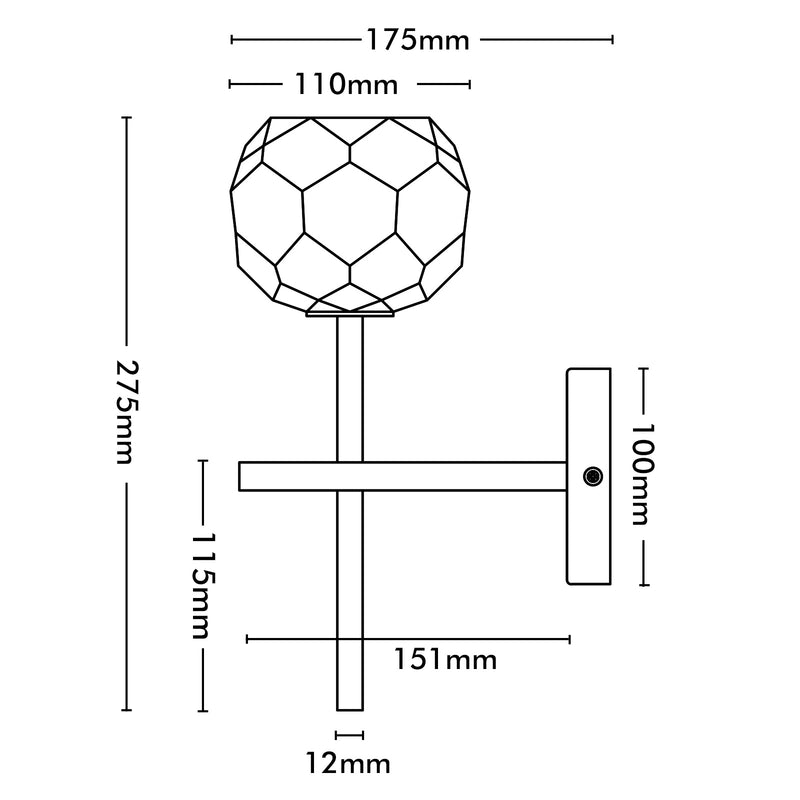 Brilliant Celeste Glass And Satin Brass  Vanity Light