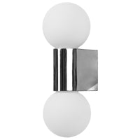 Brilliant Starlet Chrome Double Wall Vanity Light