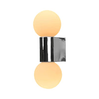 Brilliant Starlet Chrome Double Wall Vanity Light