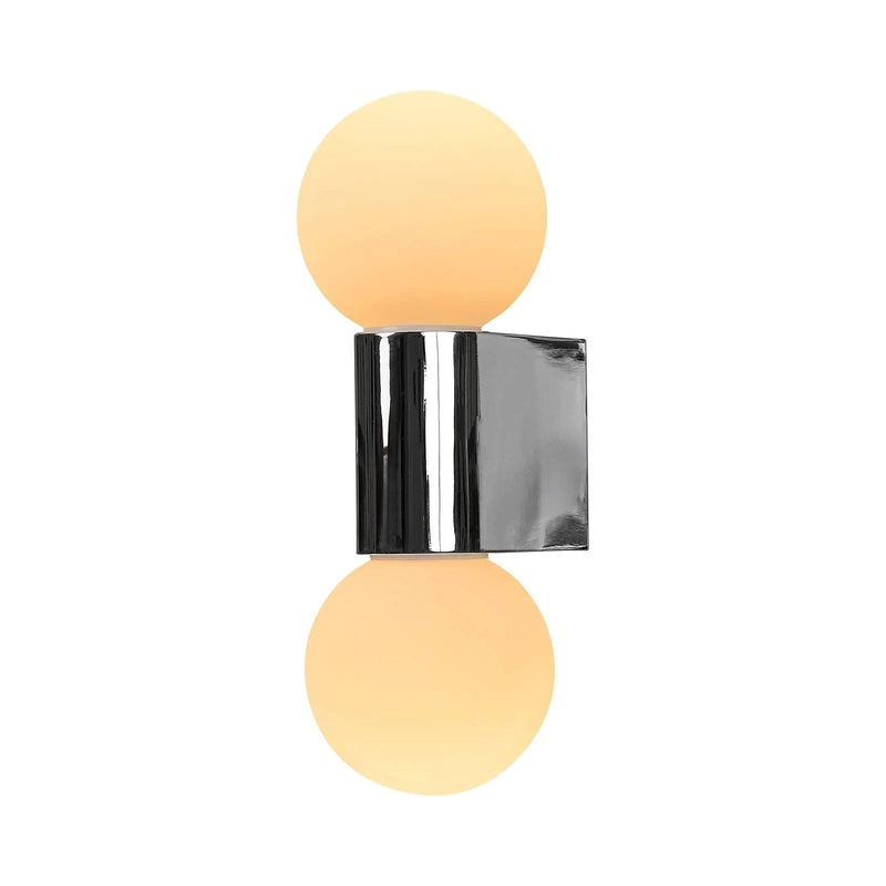 Brilliant Starlet Chrome Double Wall Vanity Light