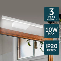 Brilliant Kaji 40cm White Contemporary LED Vanity Light