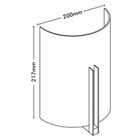 Brilliant Ripley Satin Nickel Wall Sconce