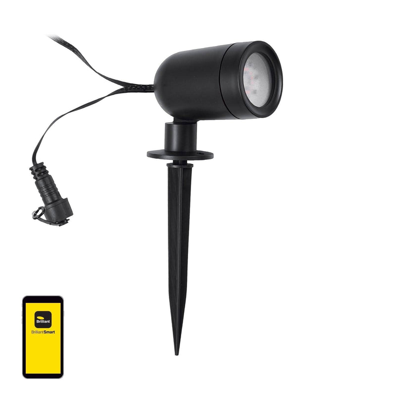Brilliant Black Smart Fuchsia RGB with Garden Light Kit - 4 Pack
