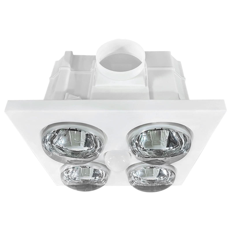 Brilliant White Magma 4 Lights 3-in-1 Bathroom Mate