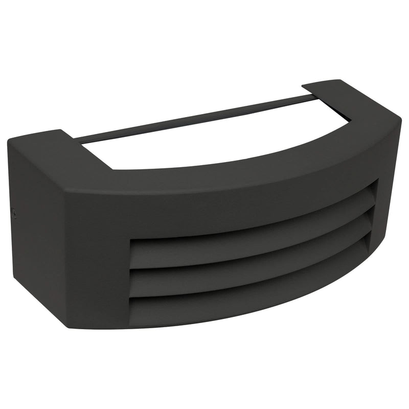 Brilliant Black Berea Exterior Wall Light
