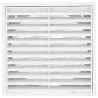 ABS Exterior 150mm Square Grille Vent