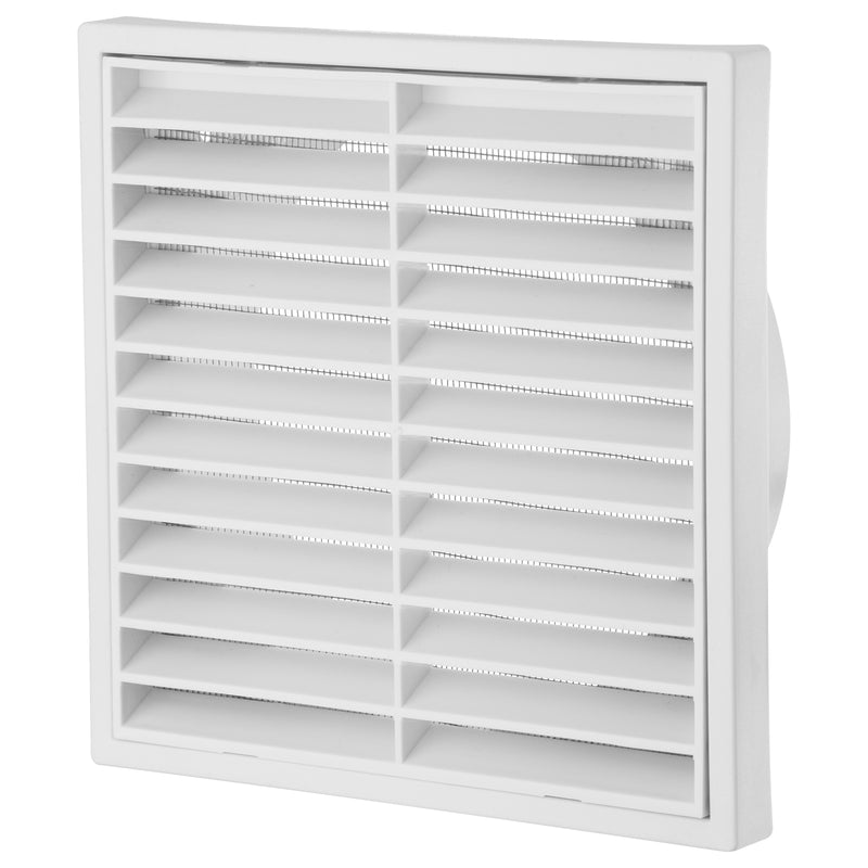 ABS Exterior 150mm Square Grille Vent