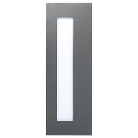 Brilliant Charcoal Osaka Modern Square E27 Wall Light