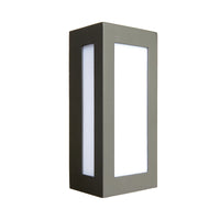 Brilliant Charcoal Osaka Modern Square E27 Wall Light