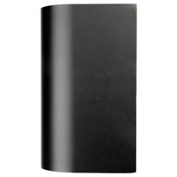 Brilliant Black Corbett 35W Modern Up/Down Wall Light