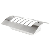 Brilliant Stainless Steel Queenslander Grill LED Wall Light