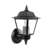 Brilliant Black Tamar Traditional Coach Light