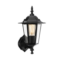 Brilliant Black Nottingham Traditional Coach Light