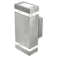 Brilliant Stainless-Steel Entasis Exterior Wall Light Exterior Wall Light