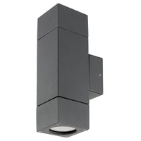 Brilliant Charcoal Prairie Exterior Up/Down Wall Light