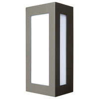 Brilliant Charcoal Eave Lantern Exterior Wall Light