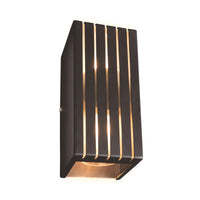 Brilliant Orelia Black Modern Up/Down Wall Light