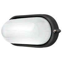 Brilliant Black Davis LED Oval Bunker