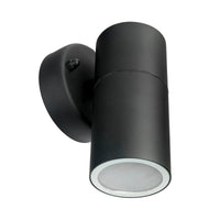 Brilliant Black Coolum Exterior Fixed Wall Light