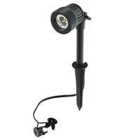 Brilliant Black Pinnacle LED Garden Spotlight