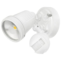 Brilliant White Hunter-III LED Single Light Floodlight with Sensor