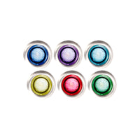 Brilliant Stainless Steel Valla 40mm Round RGB LED Deck Light Kit-6 Pack