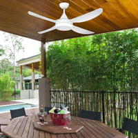 Brilliant White Vector 52” AC Ceiling Fan with Ezy-Fit ABS Blades