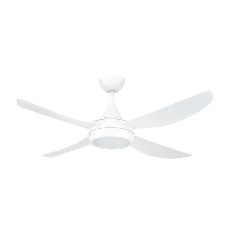 Brilliant Antique White Vector 52” AC Ceiling Fan with Ezy-Fit ABS Blades