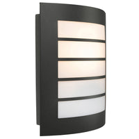 Brilliant Charcoal Gladstone Modern Wall Light Twin Pack