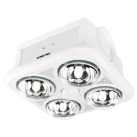 Brilliant White Velocity-II 4+1 Light 3-In-1 Bathroom Mate